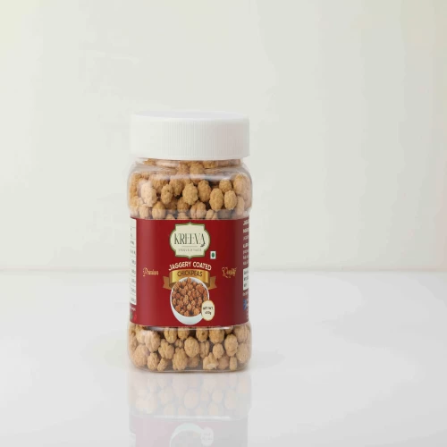 Jaggery coated chickpeas/ gur chana